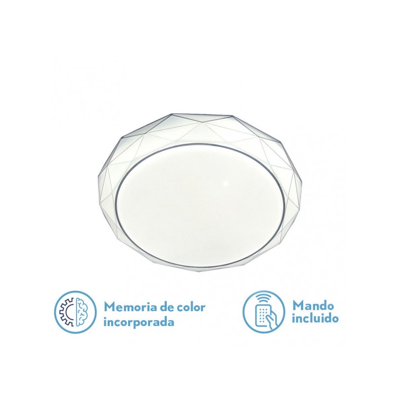 Plafón Soliman LED 48W 3000-4000-6500K Fabrilamp